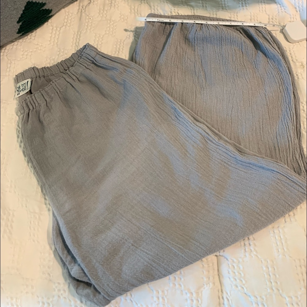 Oh My Gauze gray pants